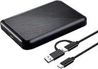 Vista 7 de Disco duro externo portátil ultra delgado de 250 GB, USB 3.1 tipo C, almacenamiento HDD para PC, Mac, portátil, PS4, Xbox one