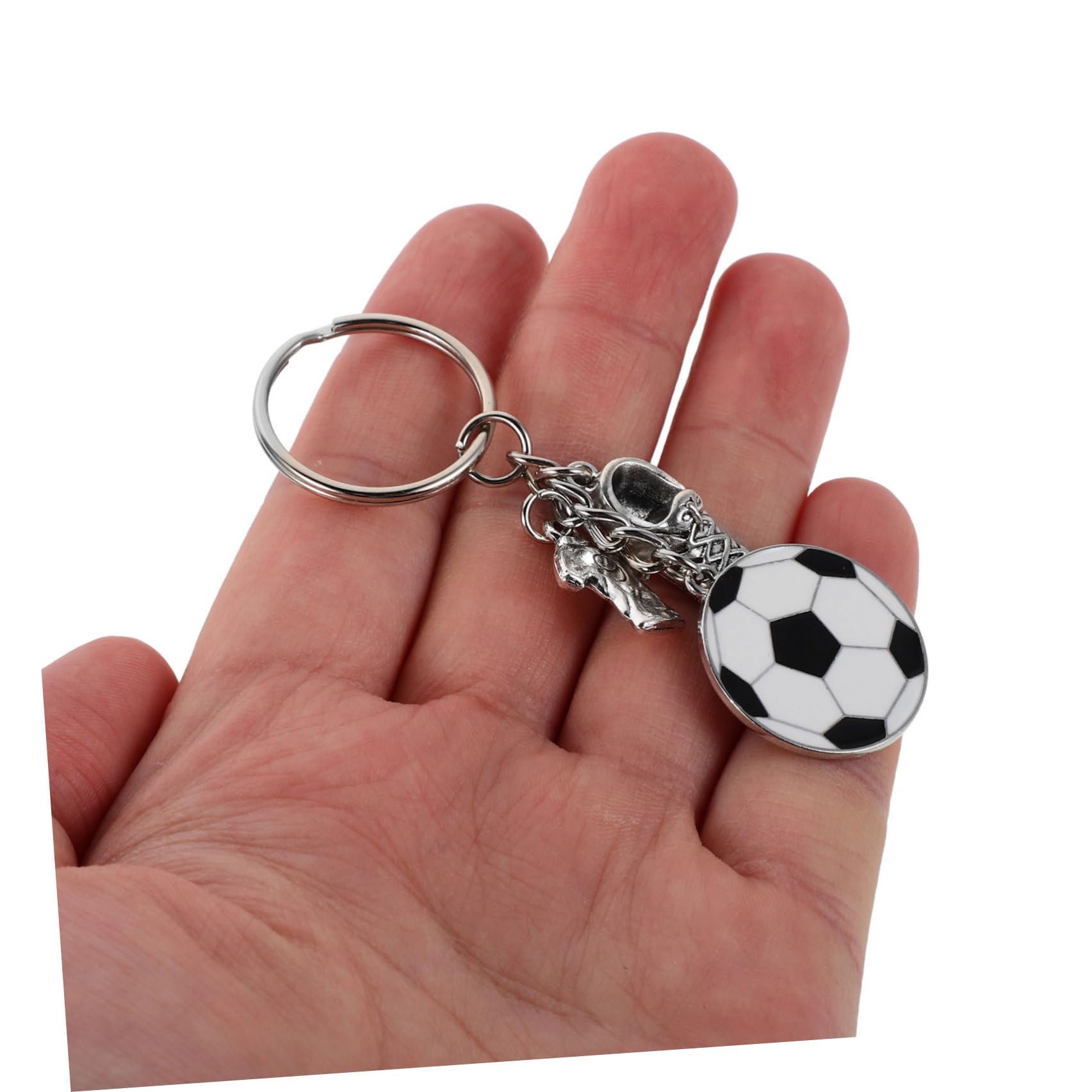 Healvian 24 Pezzi Portachiavi Calcio in Lega di Zinco Forma di Scarpa da Calcio Interattivo ad Alta Riconoscibilità e Appassionati di Sport