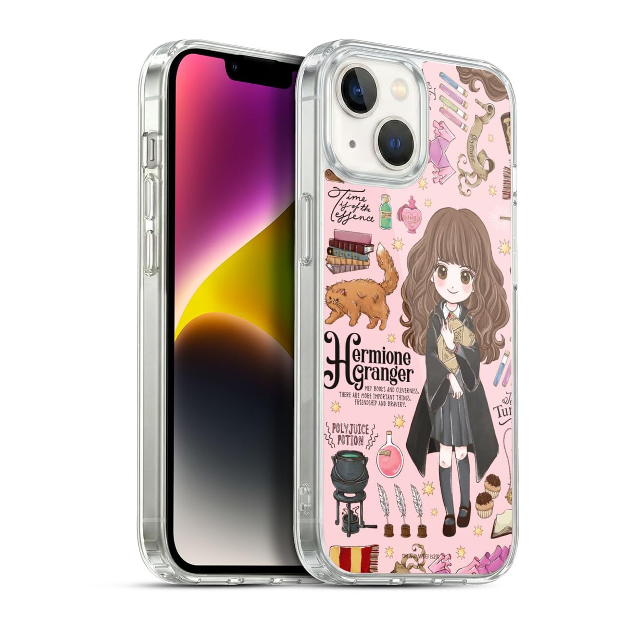 Head Case Designs Licenciado Oficialmente Harry Potter Patrón Luna Reliquias de la Muerte XXXVII Caso Funda de Gel Suave Compatible con Apple iPhone 12 / iPhone 12 Pro — view 141