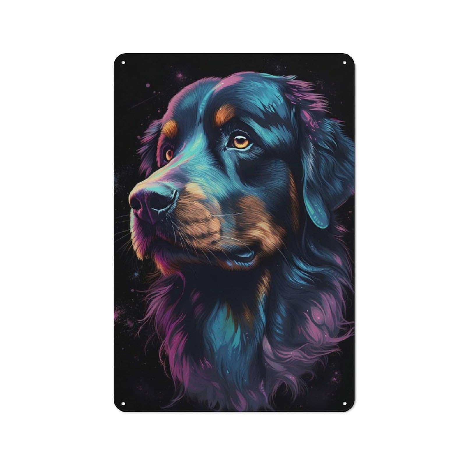 Junmoney Bernese Mountain Dog Vintage Metal Sign 30X20cm For Dining Room Or Kitchen, Suited To Home Decor Collectors