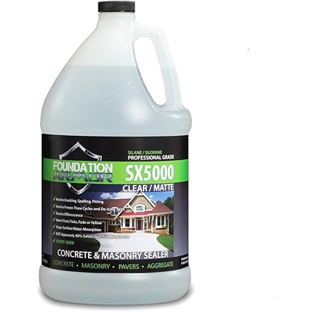 Siloxatek 8500 Seladora De Concreto Penetrante De 1 Galão Água E Sal R