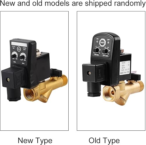 Miniatura 5 de Accesorios de pulso, manual programable comprimido timedG1/2 DN15 válvula de drenaje cronometrada electrónica automática para gestión de condensados