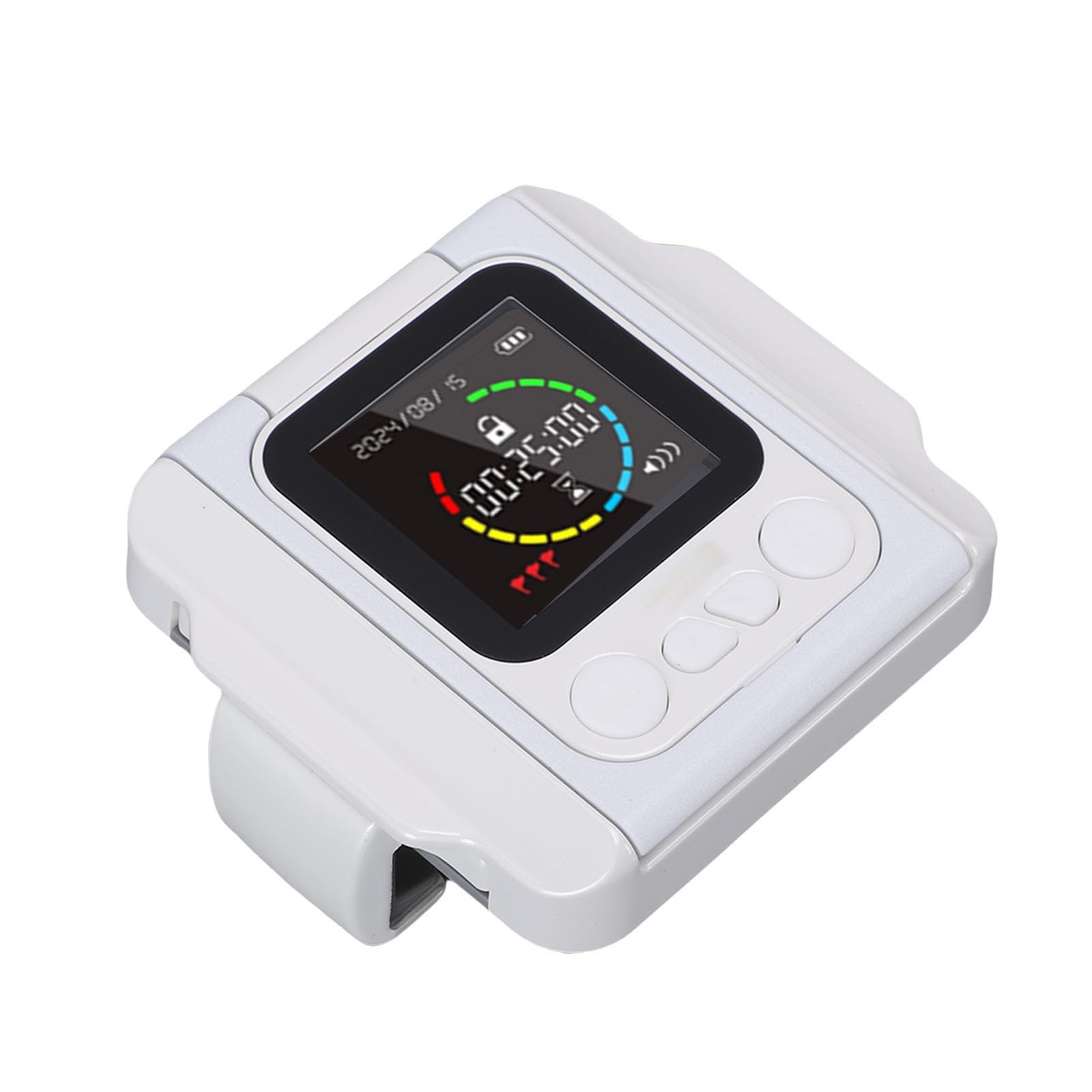 Jeffergarden Blocco per Telefono Cellulare Blocco Timer per Telefono Portatile in ABS 270mAh Sblocco di Emergenza Formato Tascabile Compatto per Studenti Impiegati Lavoro di Studio Riduci il Tempo