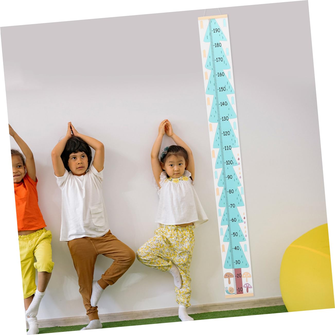 Abaodam 2pezzi Tabella di Crescita per Bambini da Parete Misuratore di Altezza Righello per Altezza Decorazione da Parete per Cameretta