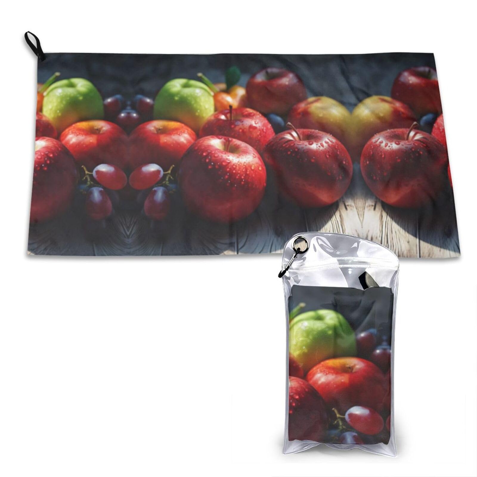 WXWJSHMGC Fruits Pattern Print Cooling Towel, Gym Towel,Cooling Towels For Neck, Soft Breathable Travel Cool Towel,Sports Towels For Gym,Camping