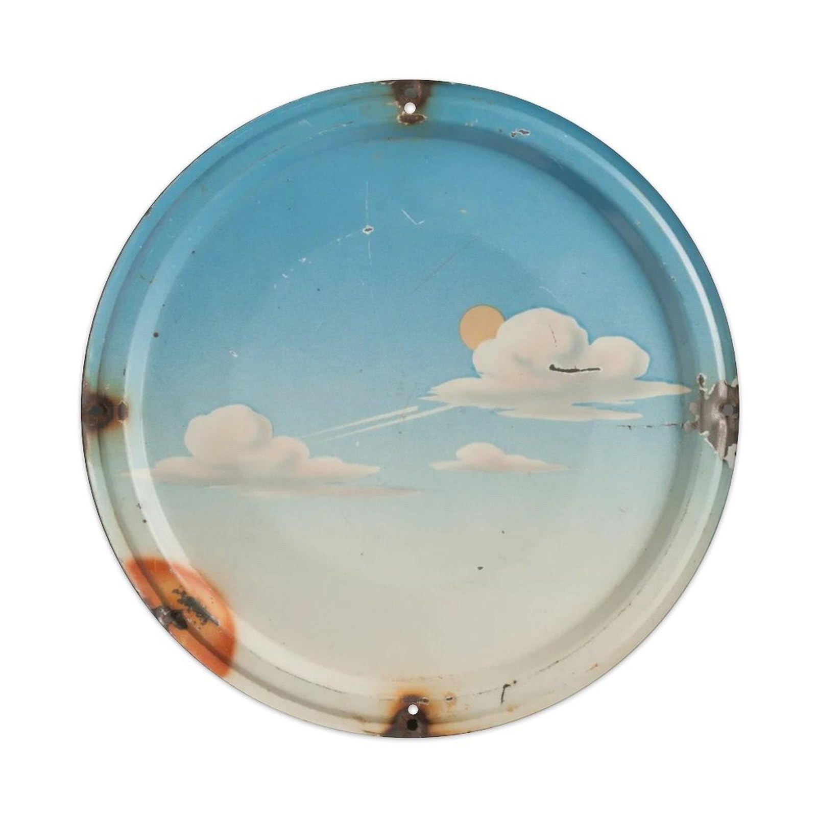 Vintage-Cloud Metal Tin Sign Plaque