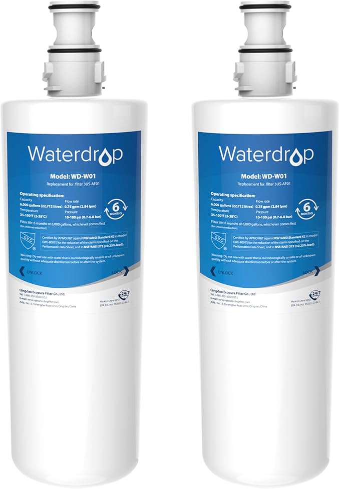 Waterdrop Water Filters Replacement for InSinkErator®, Compatible with InSinkErator® Hot Water