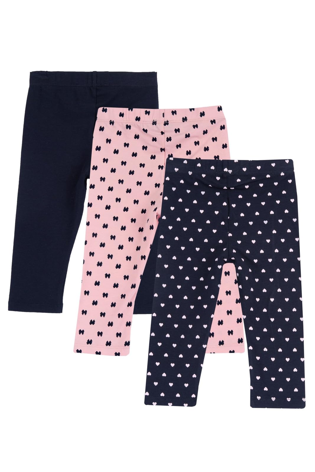 Chicco, Leggings Bambina, Set di 3 Pantaloni Leggings Stile Capri, in Morbido Cotone, Abbigliamento Bambina, Designed in Italy