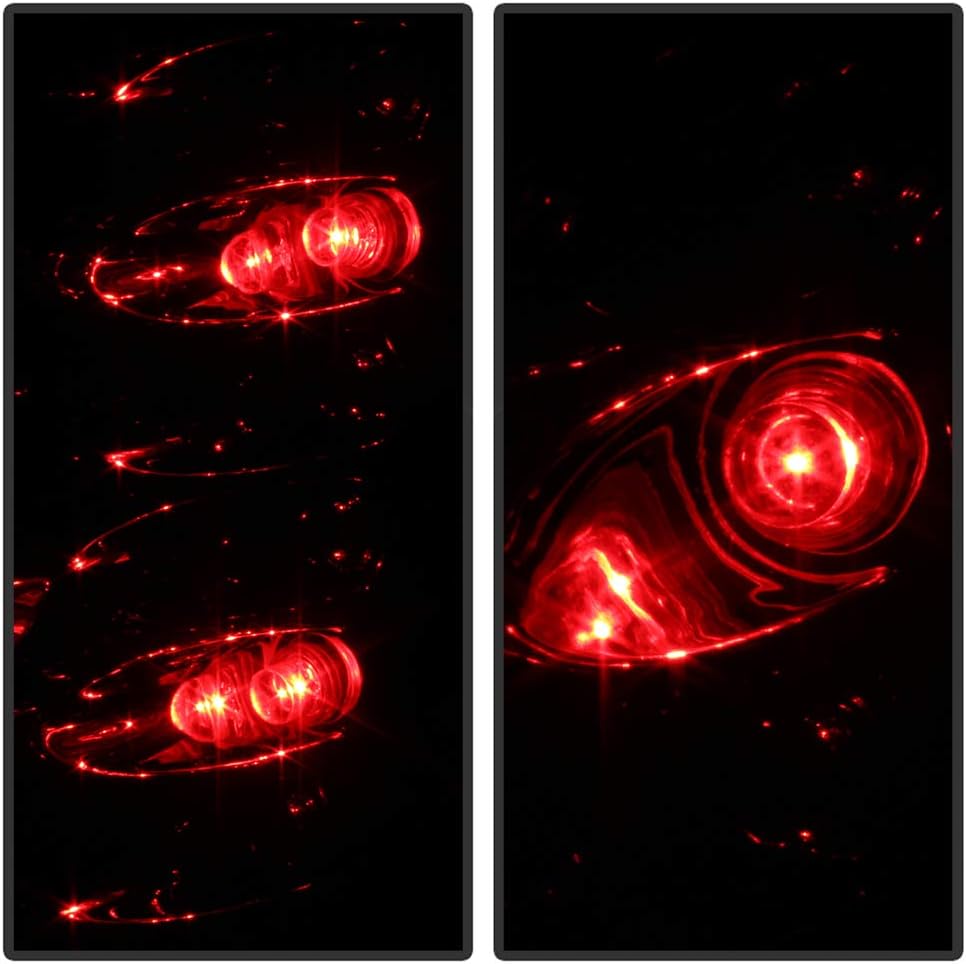 ACANII - For 1999 2000 2001 2002 2003 2004 Jeep Grand Cherokee Smoke Lens Tail Lights Brake Lamps Replacement Left+Right