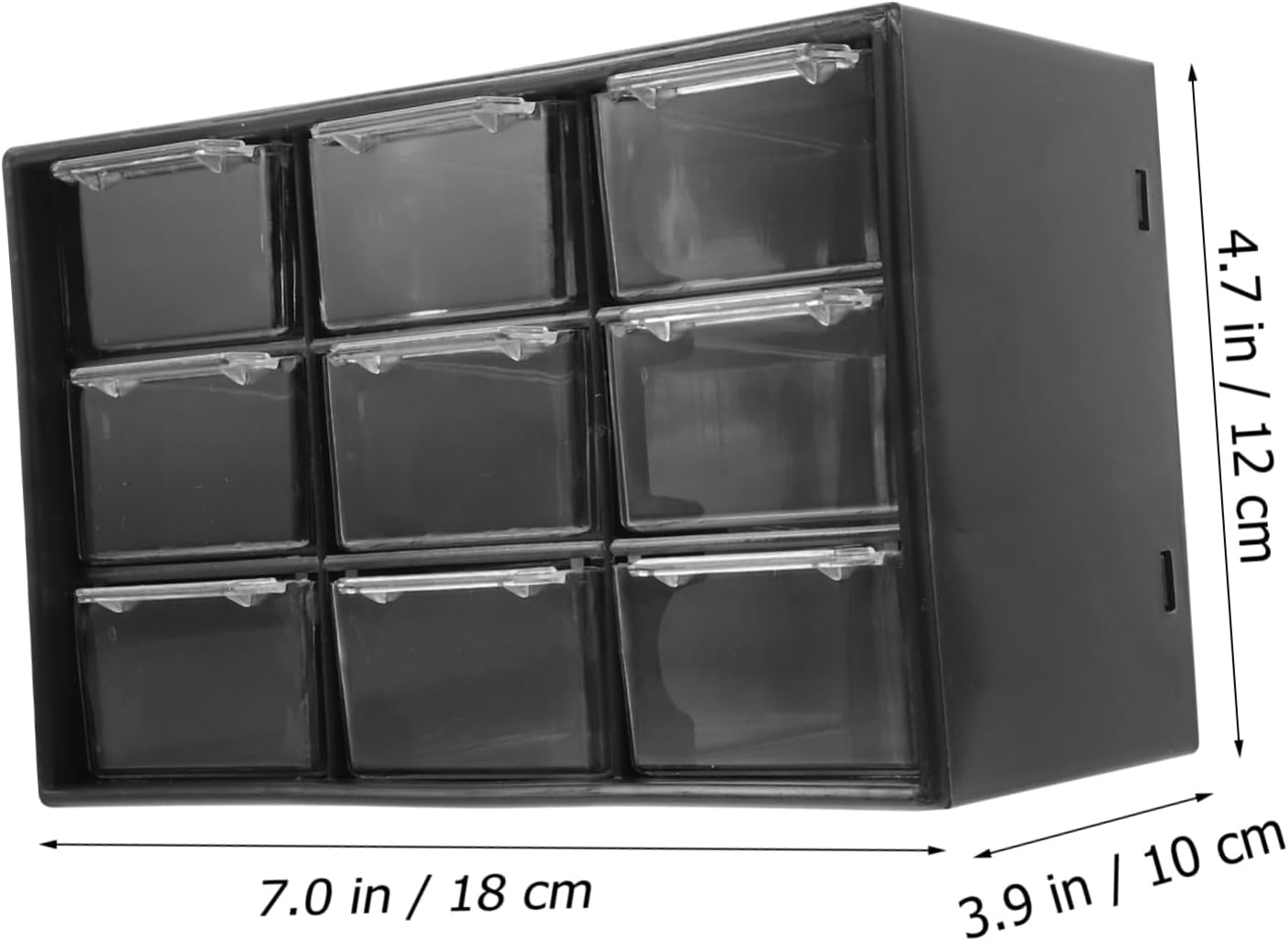 Holibanna Organize Your Craft Space 4pcs Slim Storage Drawers Jewelry Bead Button Component Container Set