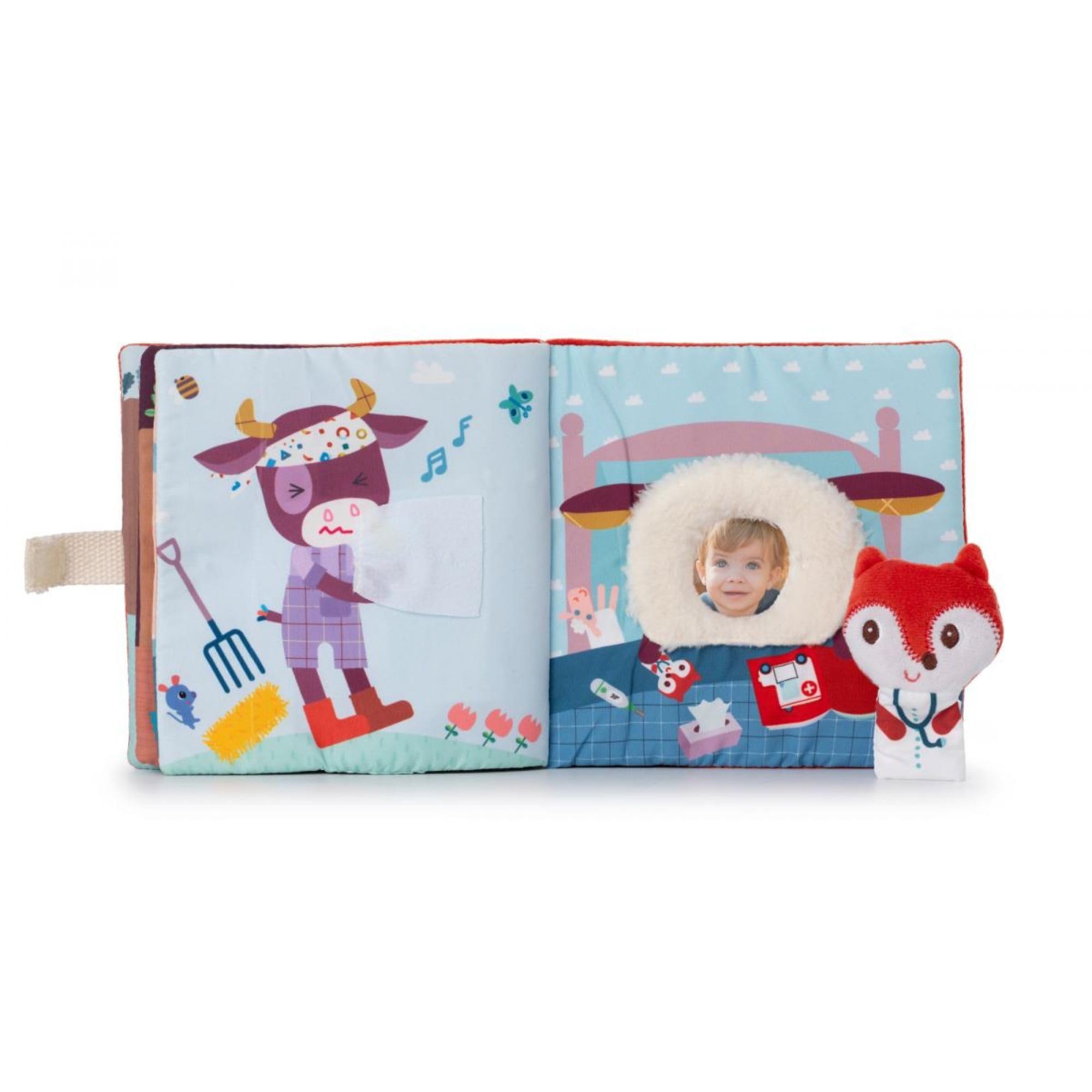 LILLIPUTIENS - Libro de Actividades Alice Doctora - Libro Interactivo para niños con Espacios Personalizables - Juguete de estimulación - Estimula la imaginación - Desde 12 Meses - 83534