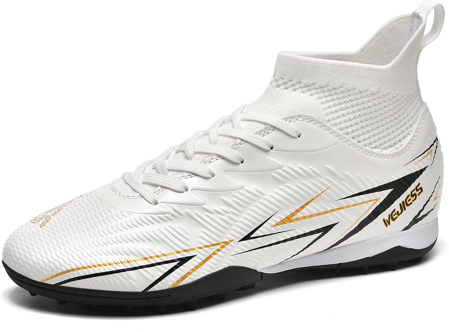 Indoor Soccer Cleats Mens Womens Turf Soccer Cleats Wide Socer Shoes FG AG TF High Ankle Football Boots