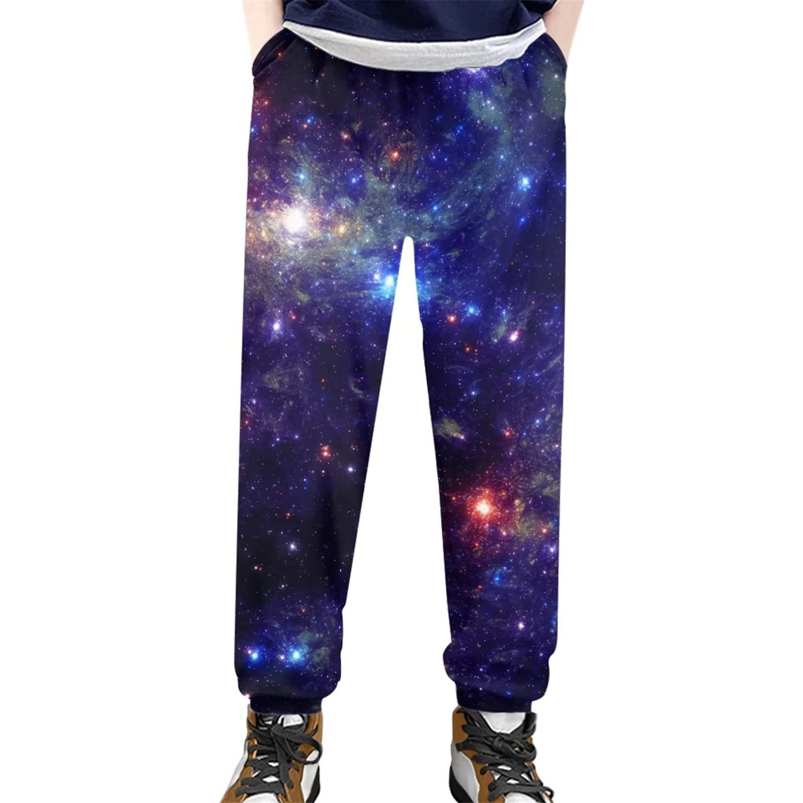 Renewold4-15T Boys Pants Girls Casual Joggers Sports Sweatpants Activewear Clothes