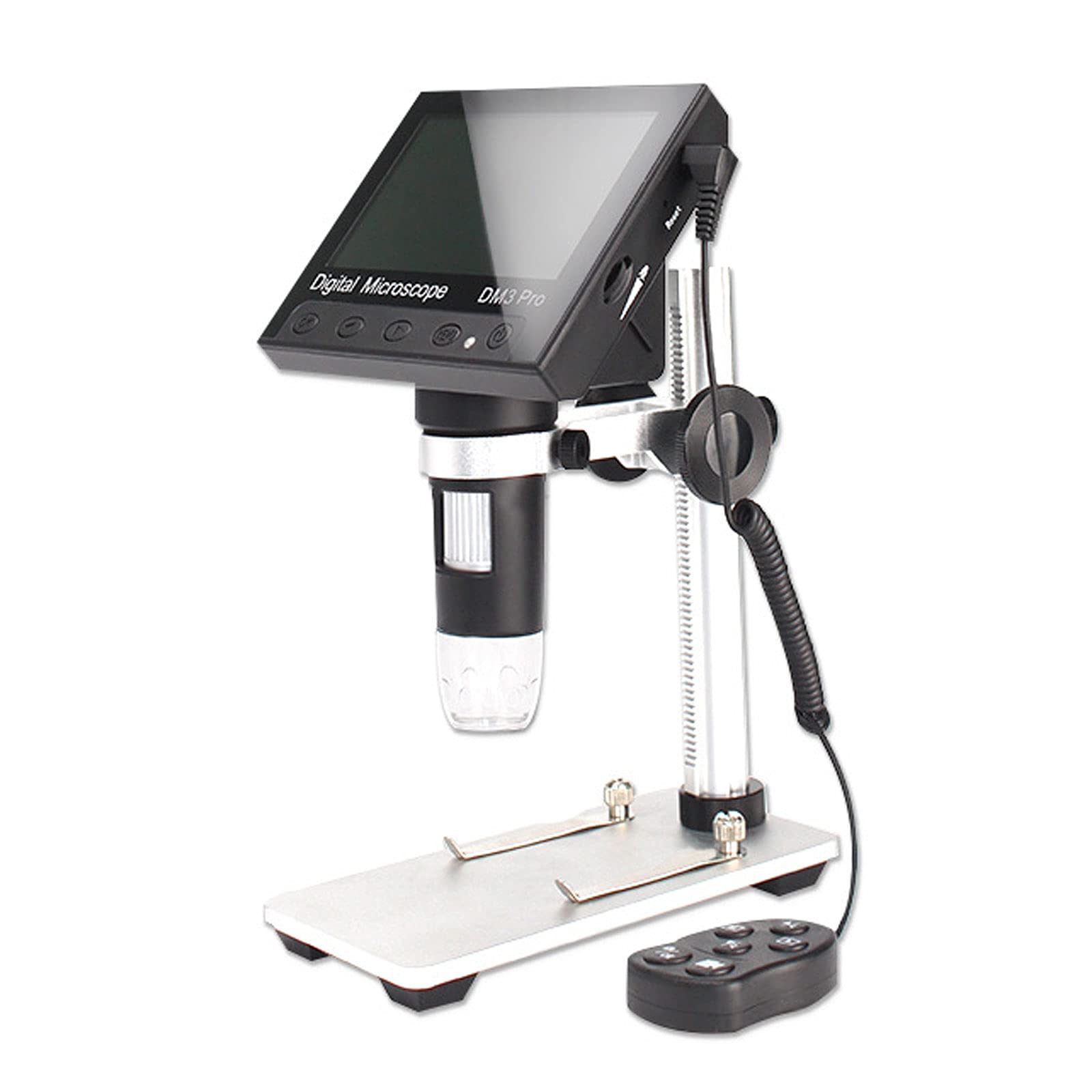 XYBZJP LKJHG High-Definition Digital Electron Microscope, Ultra-Clear 10 Million Pixels, Digital Microscope with Screen, Electronic Maintenance Magnifying Glass, Photo and Video