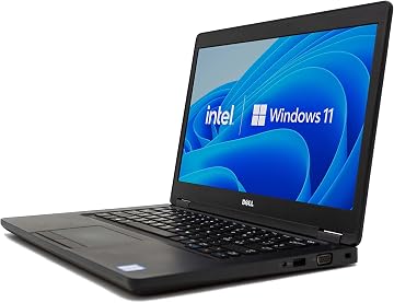 DELL Latitude 5480 Core i5 | Windows 11 Pro Pantalla 14" Full HD | 16 GB RAM SSD M.2 256 GB | TypeC USB3 Webcam HDMI PC Empresarial Business Laptop Smartworking (Reacondicionado)