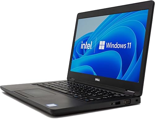 DELL Latitude 5480 Core i5 | Windows 11 Pro Pantalla 14" Full HD | 16 GB RAM SSD M.2 256 GB | TypeC USB3 Webcam HDMI PC Empresarial Business Laptop Smartworking (Reacondicionado)