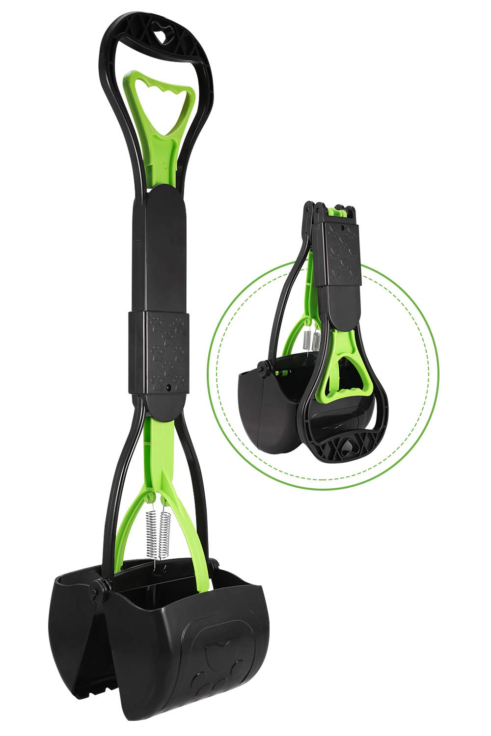 PPOGOO Non-Breakable Pet Pooper Scooper for Dogs and Cats with Long Handle High Strength Material and Durable Spring for Easy Grass and Gravel Pick UpPPOGOO Non-Breakable Pet Pooper Scooper for Dogs…