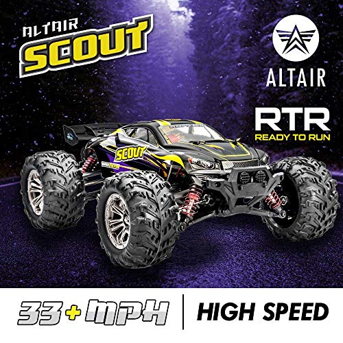 ALTAIR Scout Remote Control Car Q903| 52 KMH+ High Speed RC Car with Brushless Motors | Dual Battery 40 Minutes Continuous Use | All-Weather Body and Tires (Lincoln, NE USA Company) - Thumbnail 3