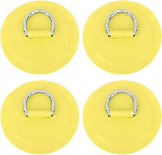 Niiyen Parche De Anillos D De PVC, Almohadilla De Anillos Redondos En D, Estera Colorida, Accesorio para Barco, Tabla De Surf Inflable, Tabla De Paddle De Pie, 4 Uds.