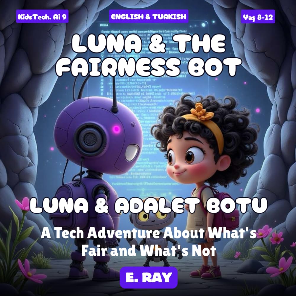 AI FOR KIDS - LUNA & THE FAIRNESS BOT (BILINGUAL ENGLISH-TURKISH): LUNA & ADALET BOTU