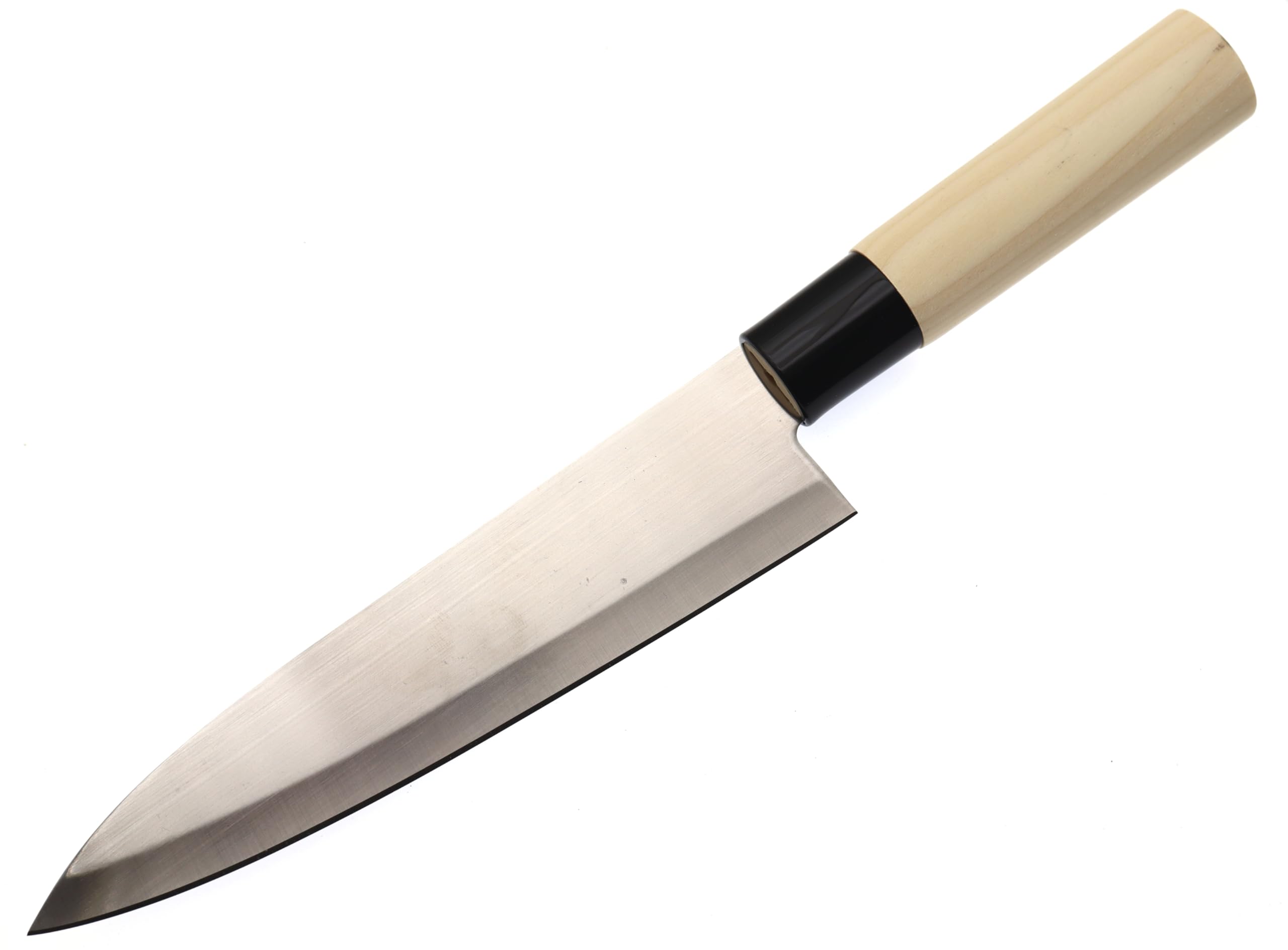 Cocktail7 Coltello giapponese Gyuto, lama in acciaio inox 420J2 da 18 cm, Mitre in nylon, made in Japan