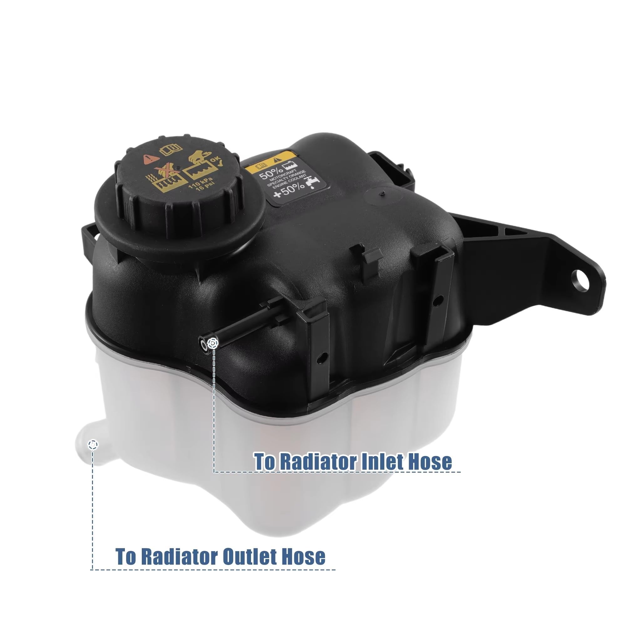 Compatibile Con Ford Per Taurus 08-18 Serbatoio Del Liquido Di Raffreddamento Per Auto Espansione Motore Radiatore Tappo Vaschetta Espansione