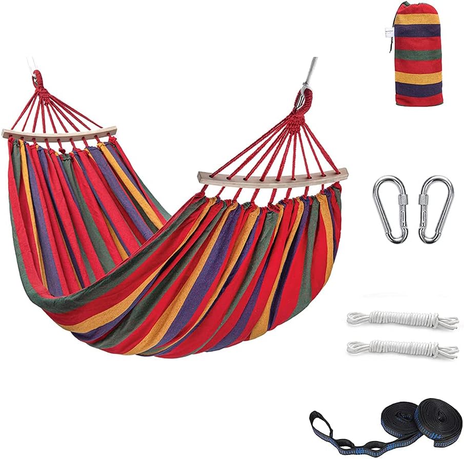 Yahpetes Hammock 110"X 59" Double Hammock Outdoor 2