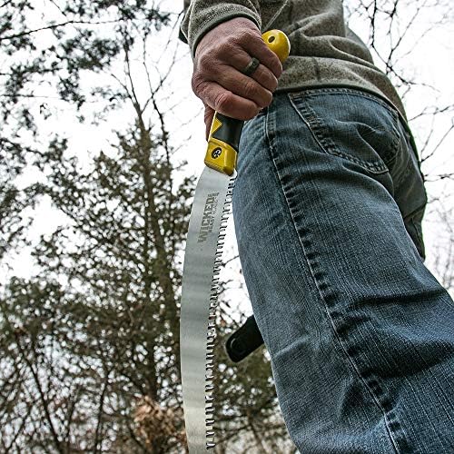 Wicked Tree Gear WTG-021 Wicked Tough Beast Large Curved Blade Hand Saw with Sheath, Silver image 4