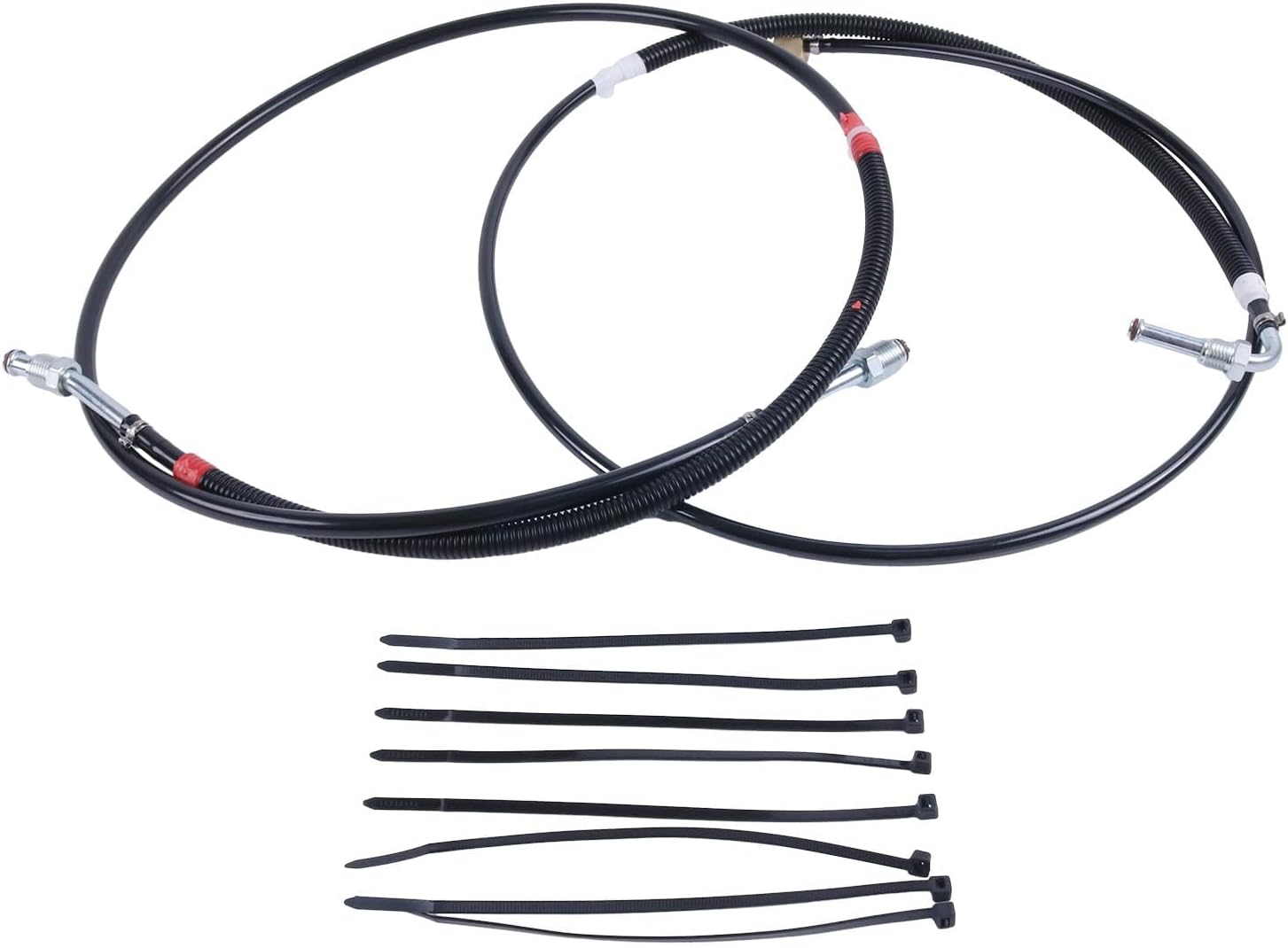 JZGRDN Fuel Lines Kit FG01A FL-FG01A Compatible with 88-95 Chevy/GMC full size trucks 92-95 full size Blazer Tahoe Yukon Suburban 4.3L 5.0L 5.7L and 7.4L Throttle Body Trucks/SUV'S