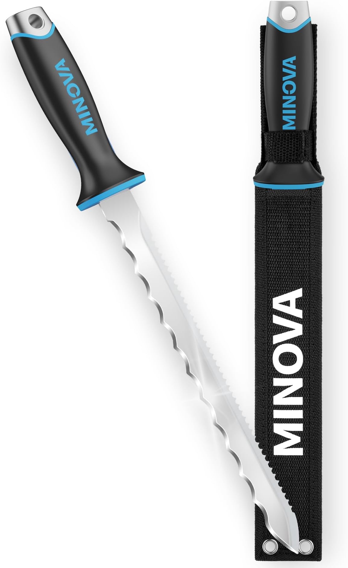 Insulation Knife w/Hammer 11" Serrated Sharp Blade Insulation Cutter Tool