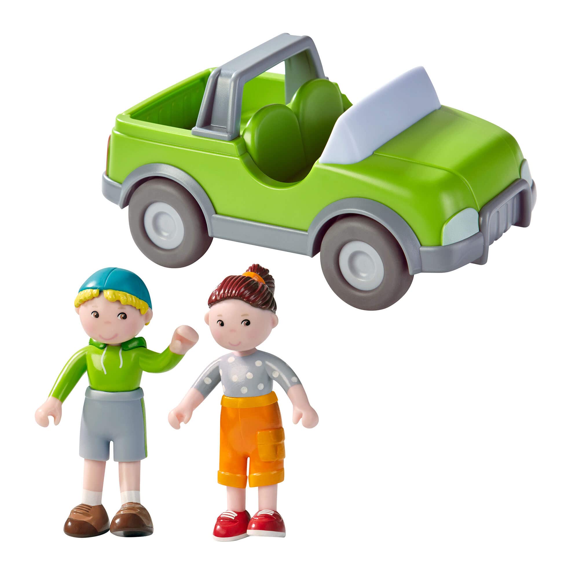 HABA 306703 Little Friends Play Set Outdoor On the Go Accessories for Bending Doll from 3 Years