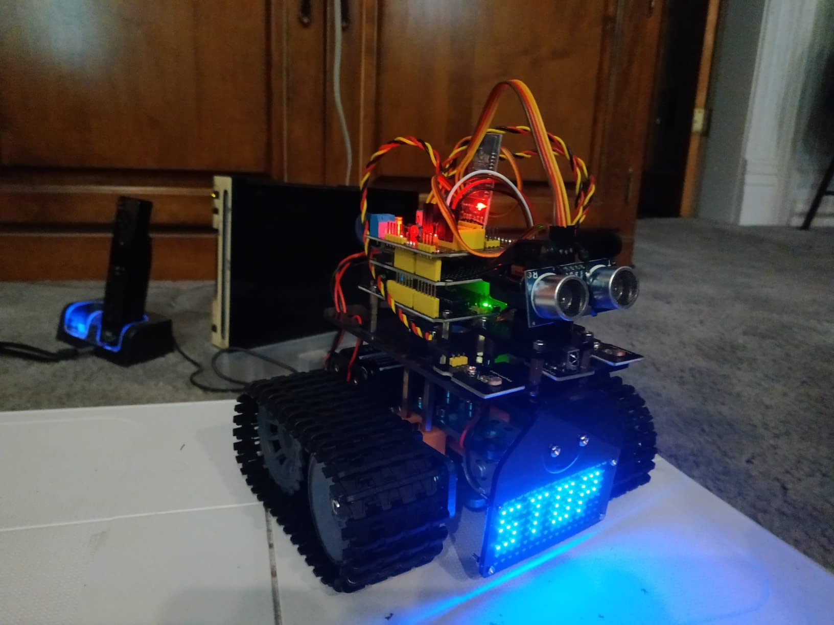 $12/mo - Finance KEYESTUDIO Mini Tank Robot V2 Smart Car Kit for ...