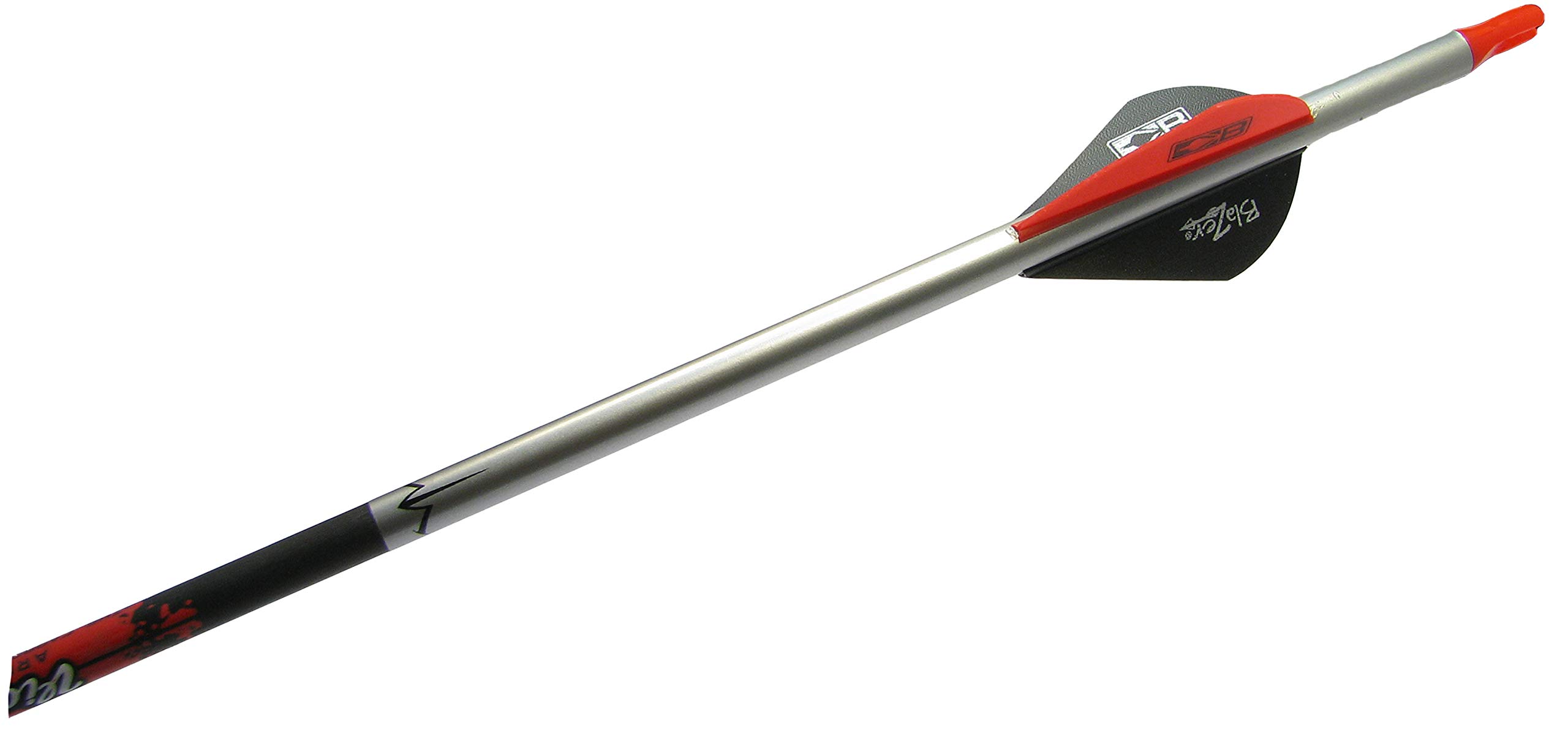 White Water Archery Metallic Silver Icon Logo Arrow Wraps 15 pk Choose Length Width (7, 1)