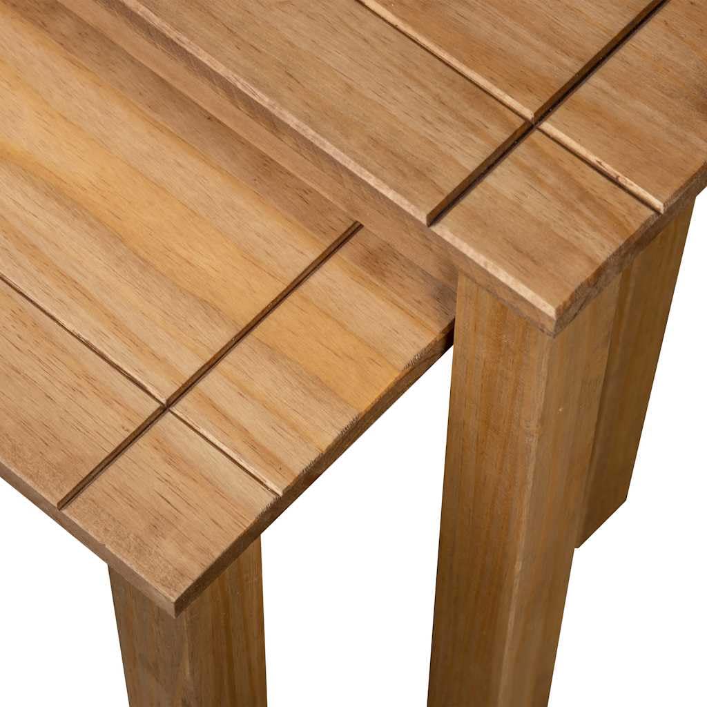 Tavolini Impilabili 2 pz in Legno Massello di Pino