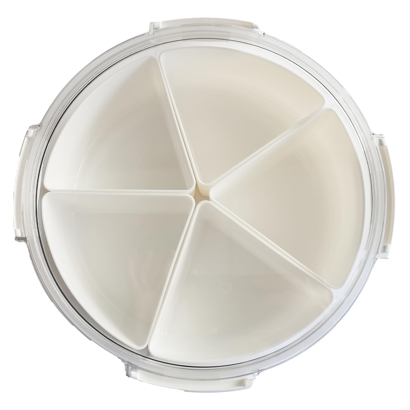 Vassoio per snack Comodo contenitore per snack in silicone riutilizzabile con design a griglia