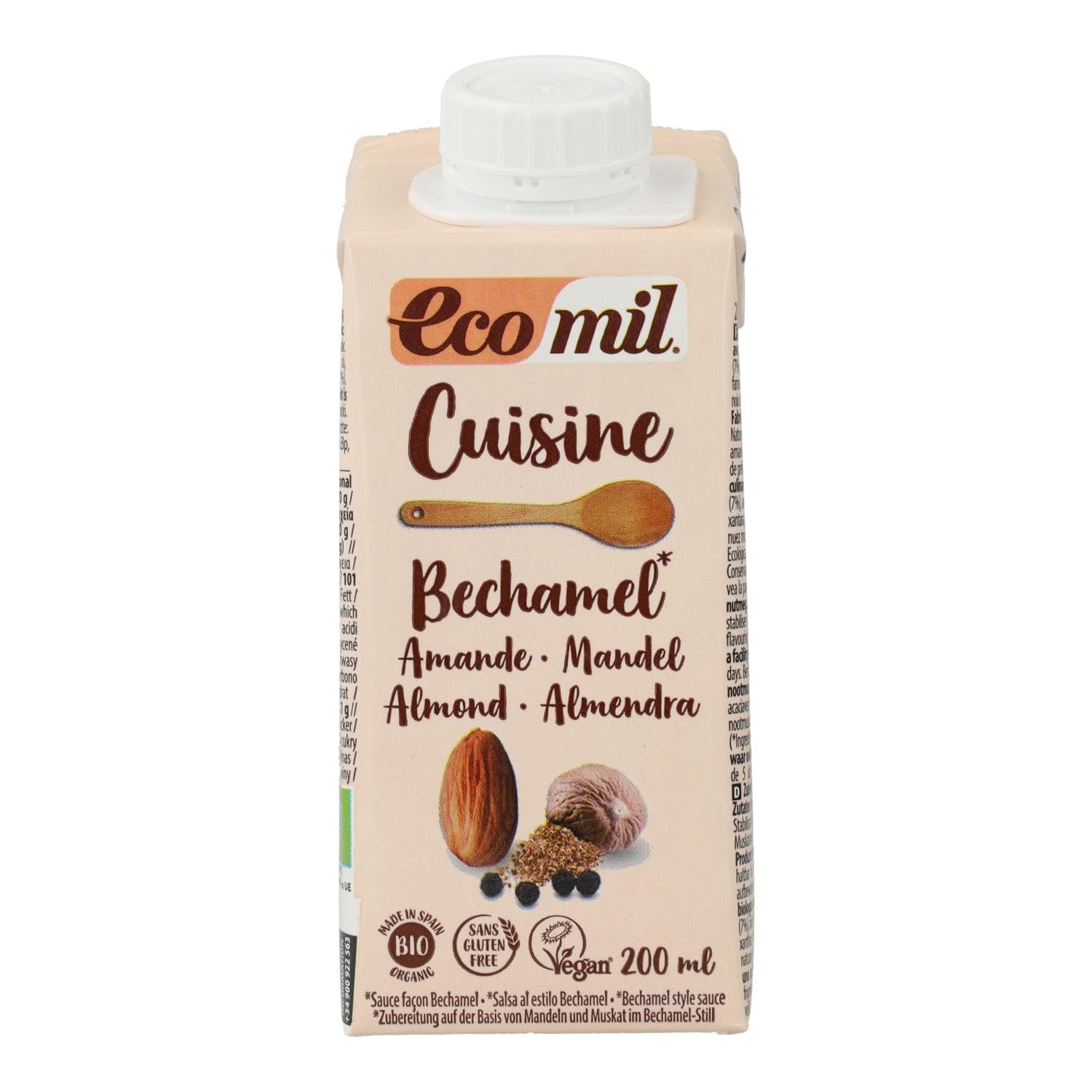 Ecomil - Crème cuisine aux amandes - 200ml - ECM17040-​D3