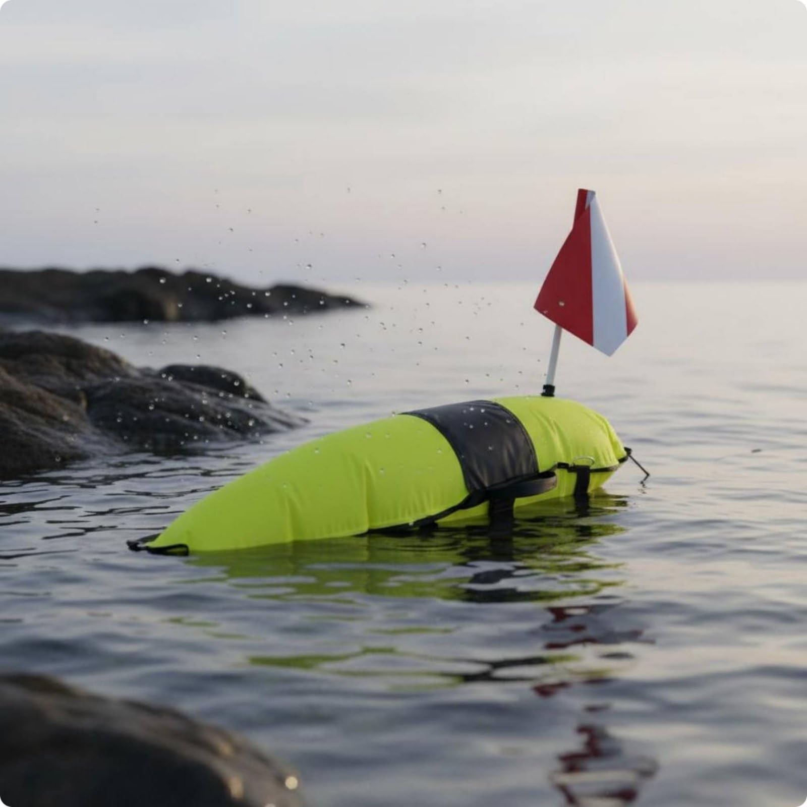 Taucher Rettungsboje Boje Signalboje Markierungsboje TPU Nylon Kombiniert mit Luftkammer für Klare Sichtbarkeit Und Positionskennzeichnung Beim