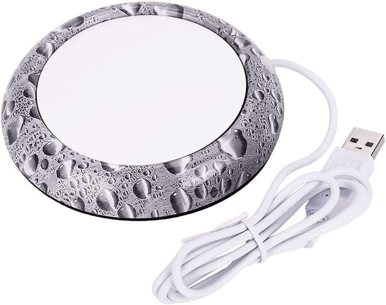 USB Coffee Mug Warmer Electric Beverage Warmers for Office Home Desk Use Smart Cup Warmer tat Coaster for Hot Coffee Tea Espresso Milk Candle