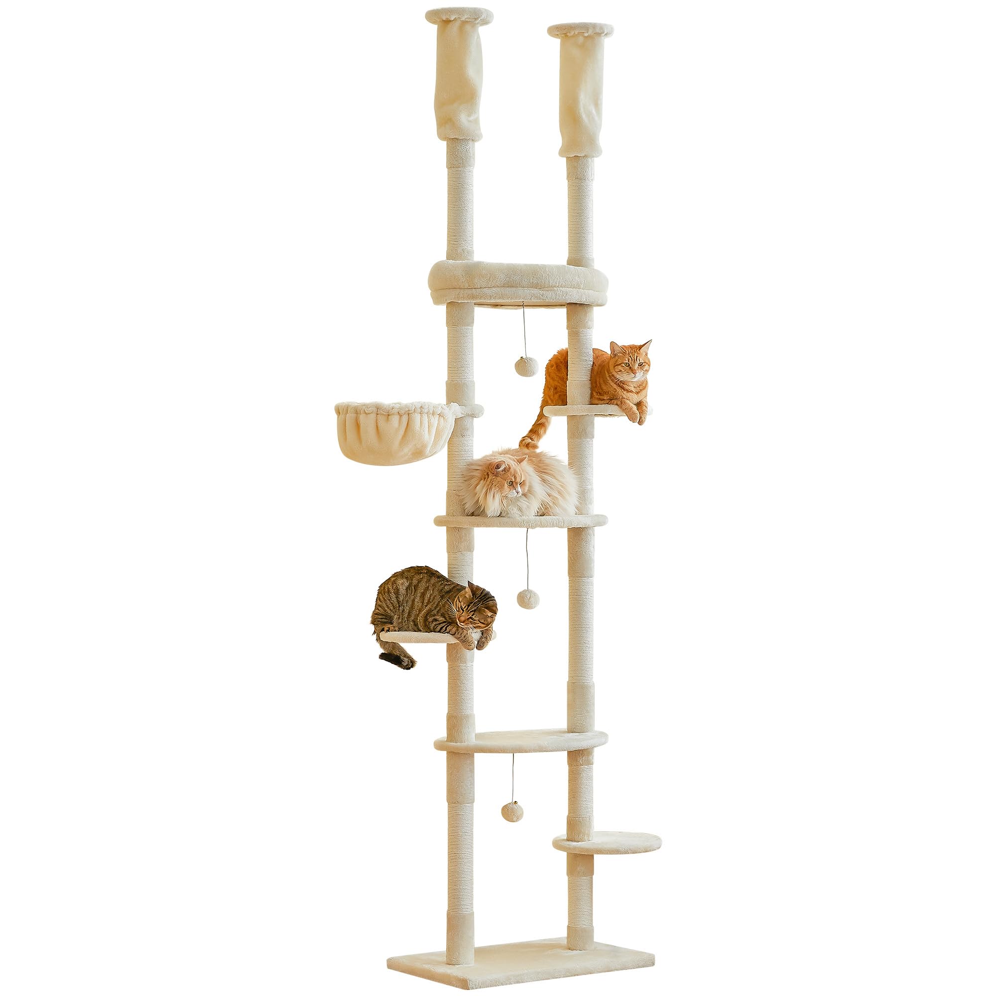 Amazon.com : Furcato Cat Tree, Floor to Ceiling Cat Tower