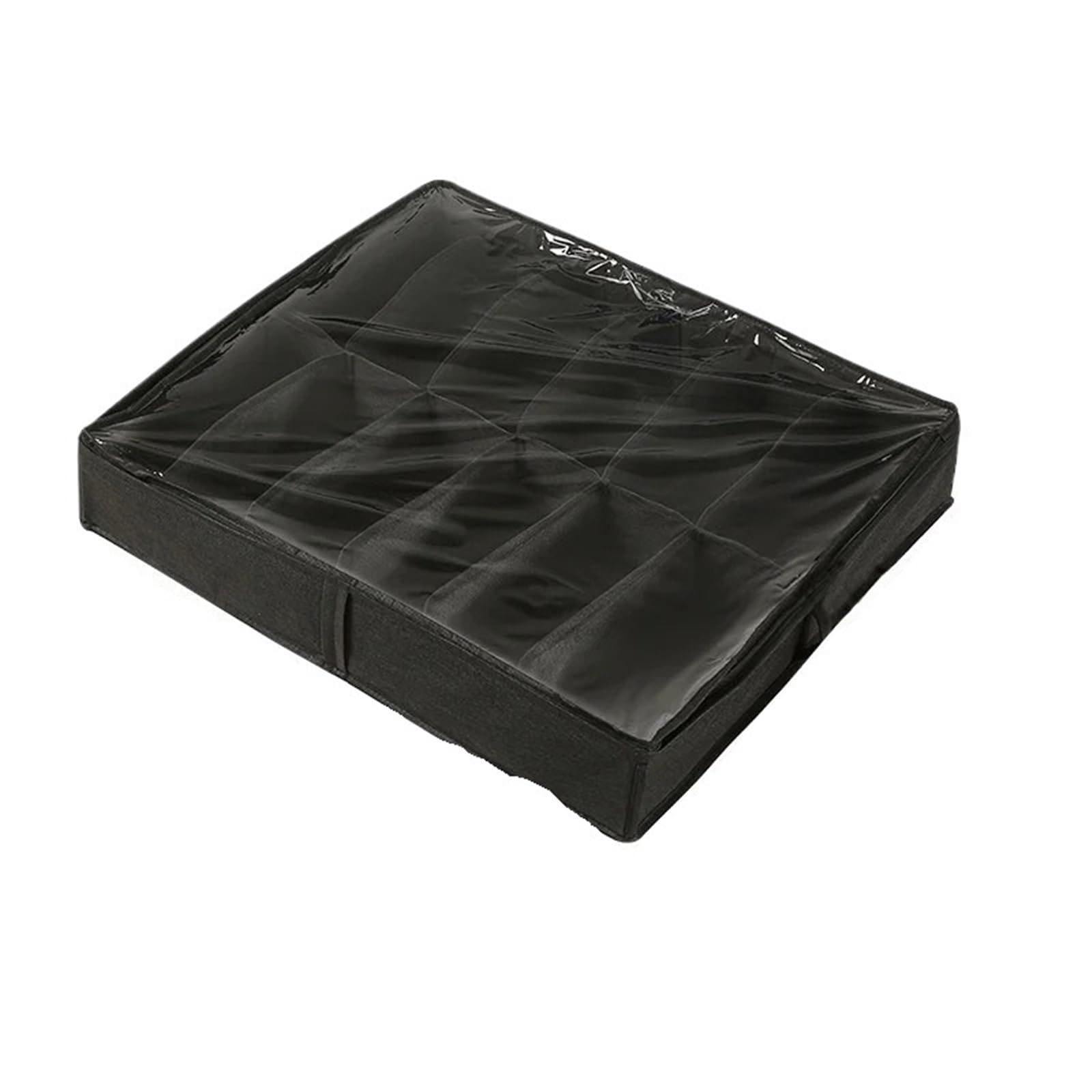 Organizzatore Di Scarpe Sotto Il Letto Scatola for scarpe in tessuto Scatola for scarpe trasparente Il dormitorio domestico può essere piegato e diviso in scatole for scarpe Per Risparmiare Spazio(Bla