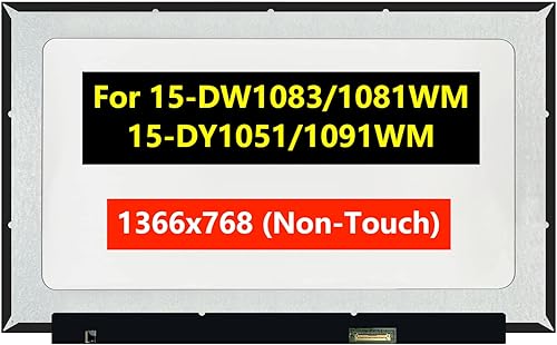 L63568-001 Reemplazo de pantalla LCD para Hp 15-DW1083WM 1B9S3UA, 15-DY1051WM 8MM76UA, 15-DY1091WM 1F8Z8UA, 15-DW1081WM 9VV89UA, pantalla LCD