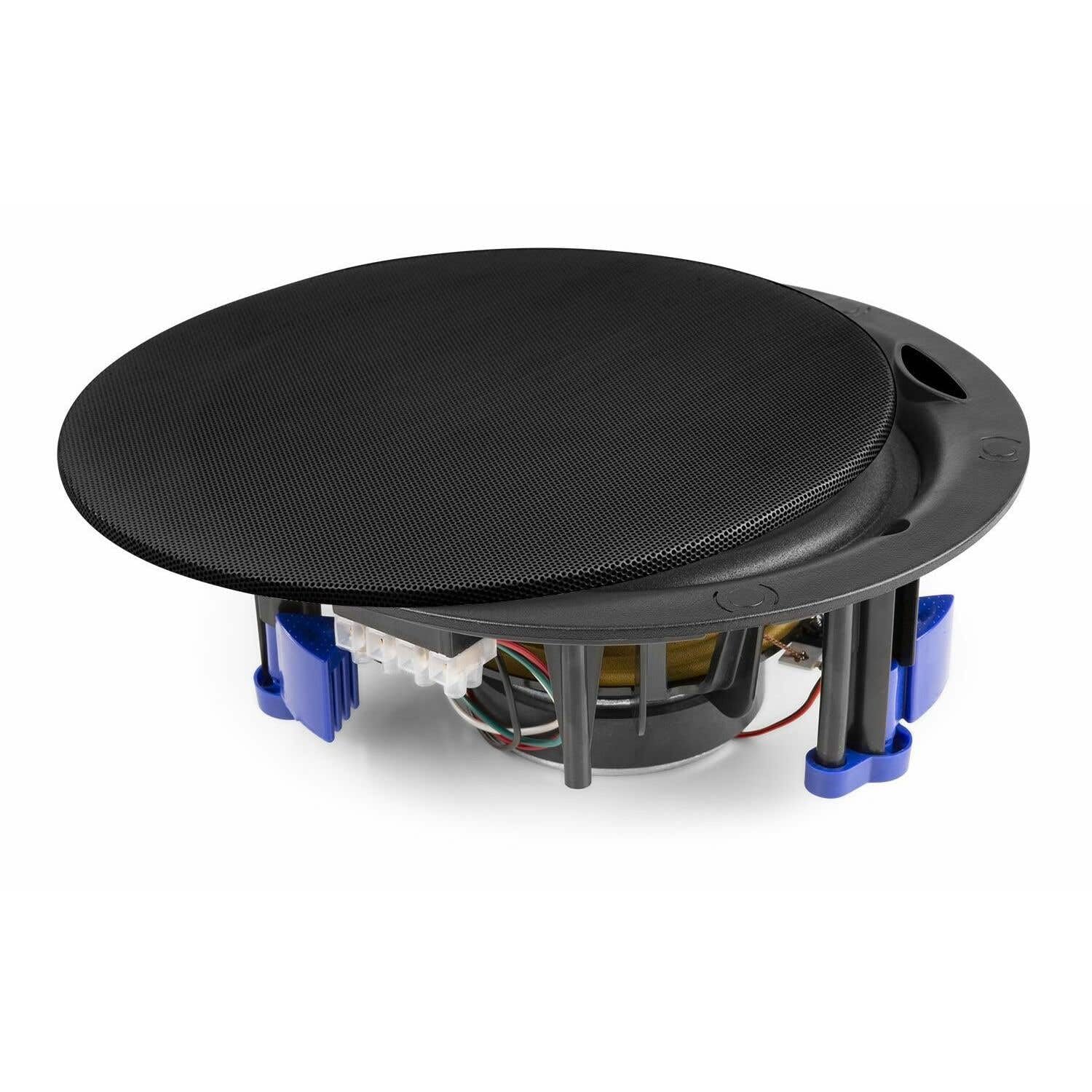 Power Dynamics NCSP5B - Altavoz de Techo (100 V, 5,25 Pulgadas, 20 W, Rejilla metálica, Altavoz con Sistema de fijación rápida), Ideal para instalación pública