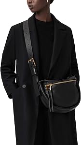 Amazon.com: AllSaints Noemie Crossbody W565XD Black One Size