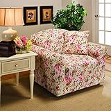 Madison Jersey Chair Slipcover, Pink