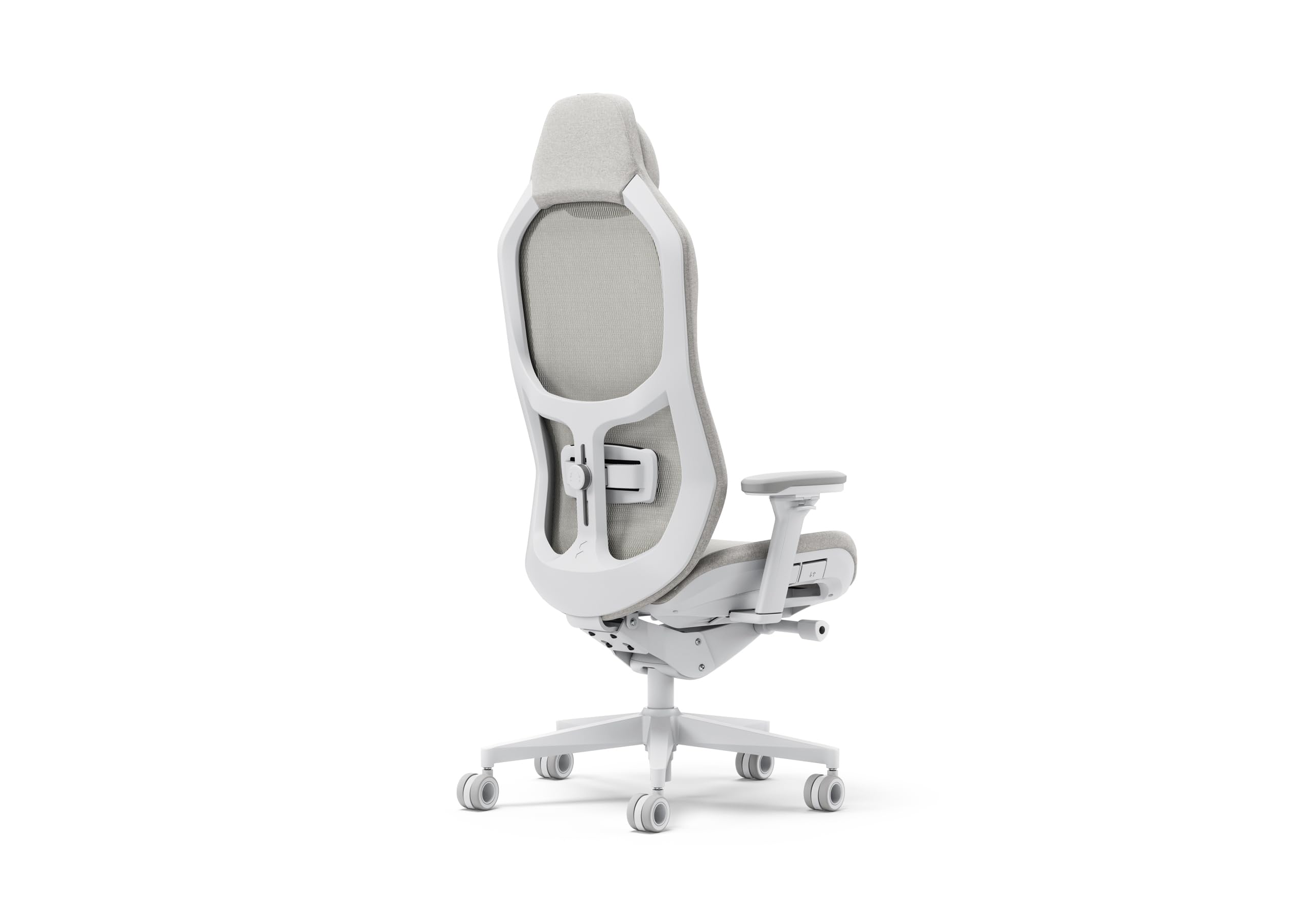 Fractal Design Refine Mesh Light Gaming Chair - Ergonomic Office Desk Chair Functionality with 4D Adjustable Armrests, High-Back Support, Lumbar Cushion, And Breathable Mesh