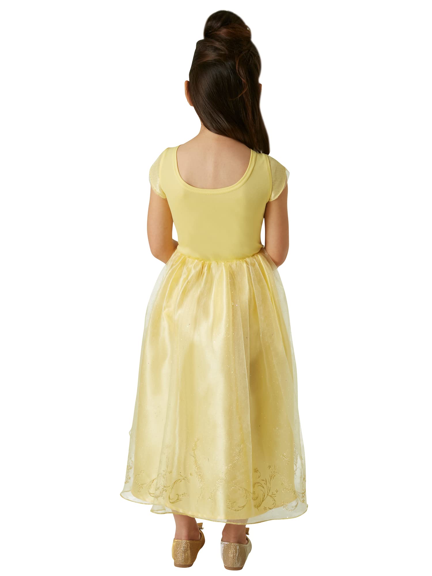 Disney Belle Prinzessinnen-Kostüm Für Kinder – Mit Pailletten, Größe M (5–6 Jahre), Offiziell Lizenziert