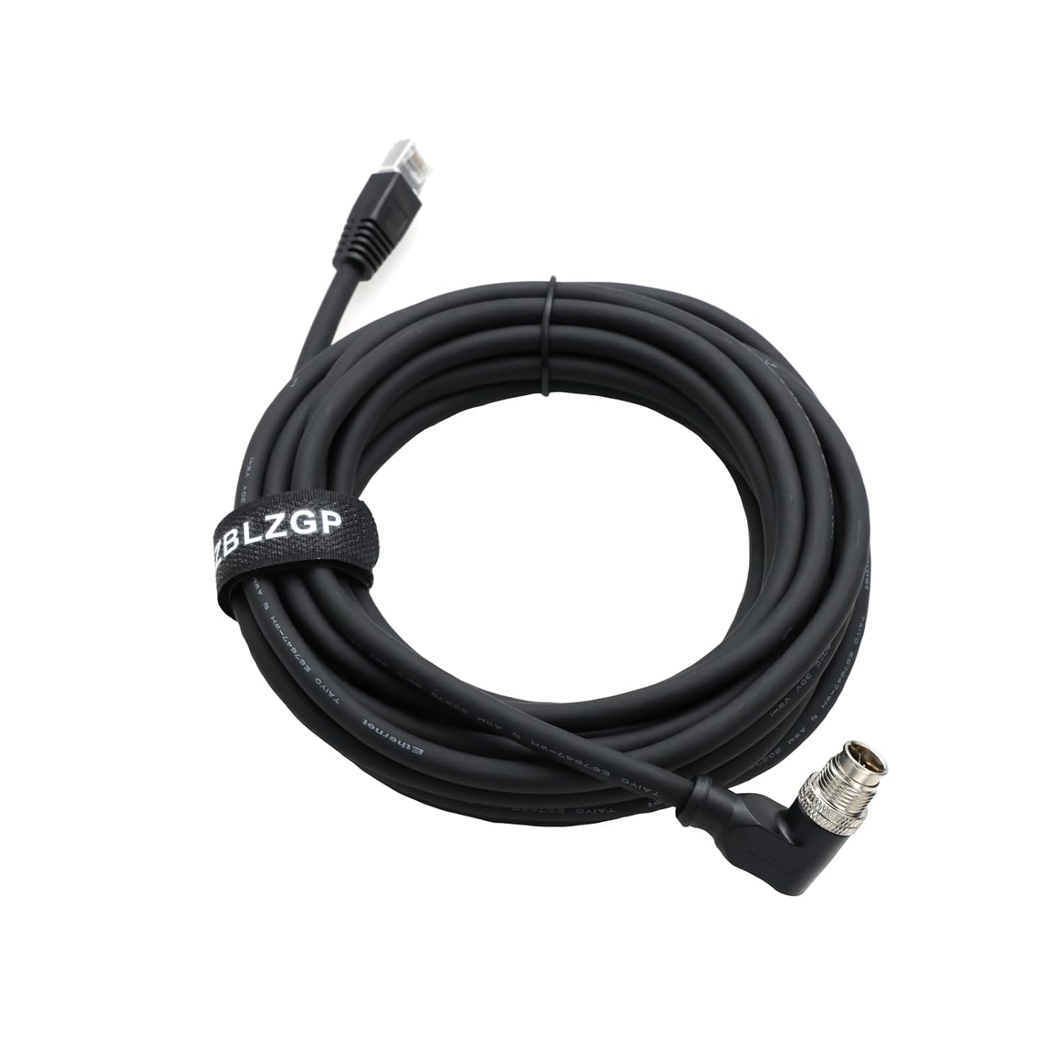 IIoT Compatible M12 8 Pin X-Code RJ45 Ethernet Cable for Remote Monitoring and Predictive Maintenance 5M