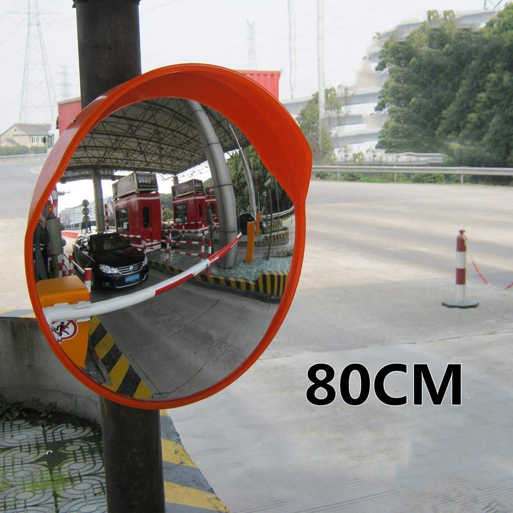 Espejo Exterior de Seguridad Vial, Duradero, Circular, portátil, para PC, Espejo de Transporte, Resistente a la Intemperie, Varias Funciones, 30-120 cm (tamaño: 30 cm)