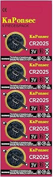 KAPONSE 15PACKS Tabbed CR2025 3V Lithium Battery with Solder Tabs Replacement Battery Gameboy