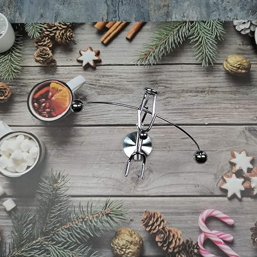 Miniatura 7 de Mini Solar Vertical Mendocino Motor Levitación Magnética & Kinetic Art Balance Juguete JY07-PH01